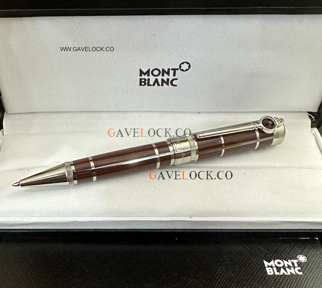 Best Copy Montblanc Arthur Conan Doyle Ballpoint pen Red /Siilver